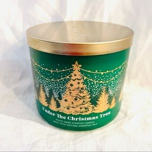 Bath and body works Under the Christmas Tree candle